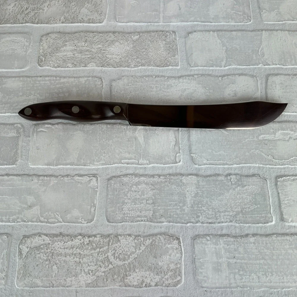 Cutco 1022 Butcher Knife Brown Marbled Swirl Handle Stainless Steel 8